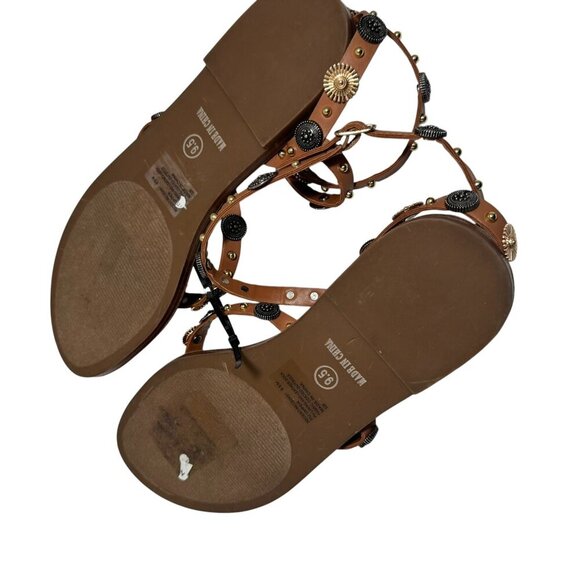 Steve Madden Women's Recent Ankle-Wrap Studded Flat Gladiator Sandals Size 9.5 - Picture 6 of 6